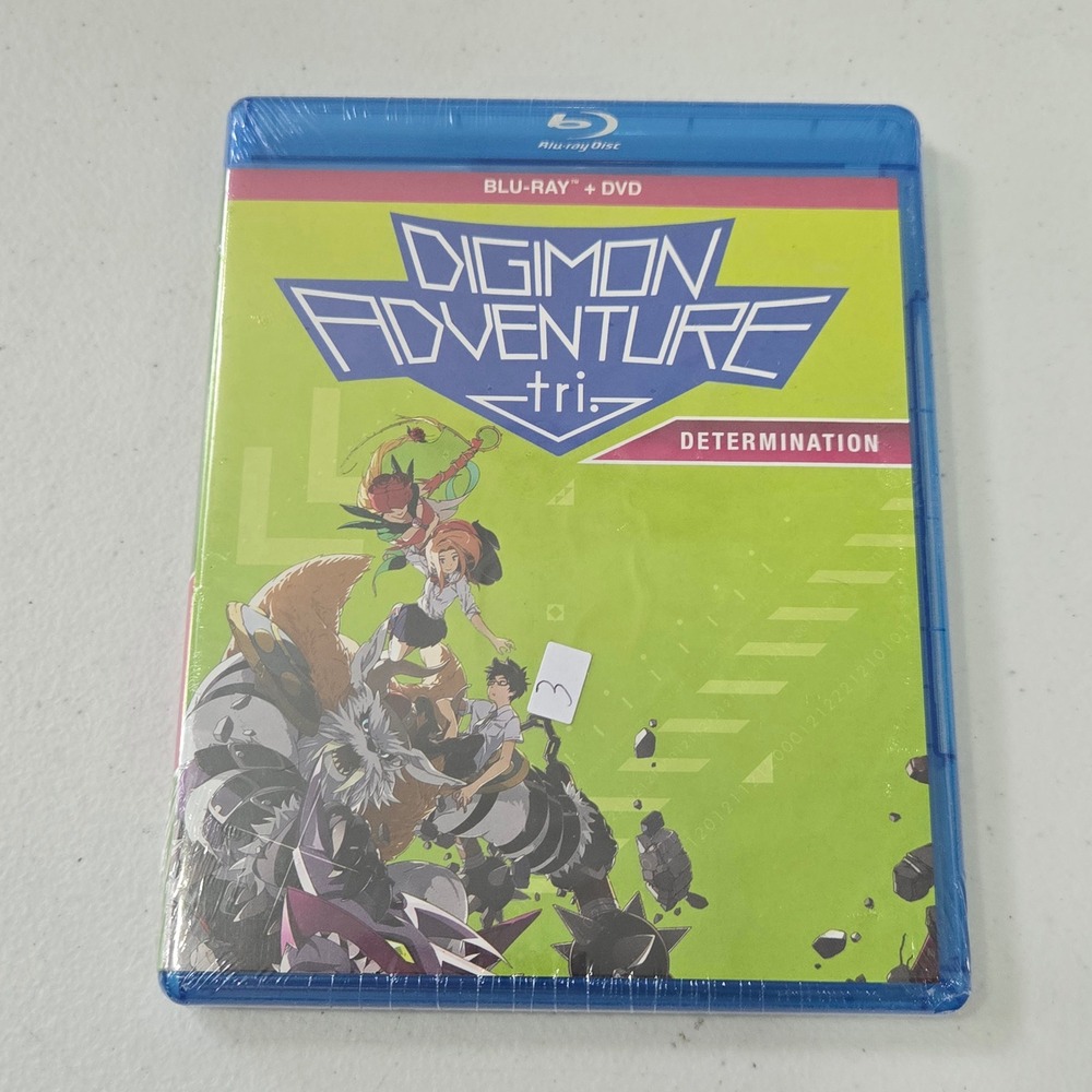 Digimon Adventure Tri Determination Blu-ray DVD 2-Disc Set Anime Movie New